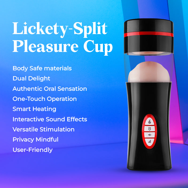 Lickety-Split Pleasure Cup - Automatic Man Masturbator