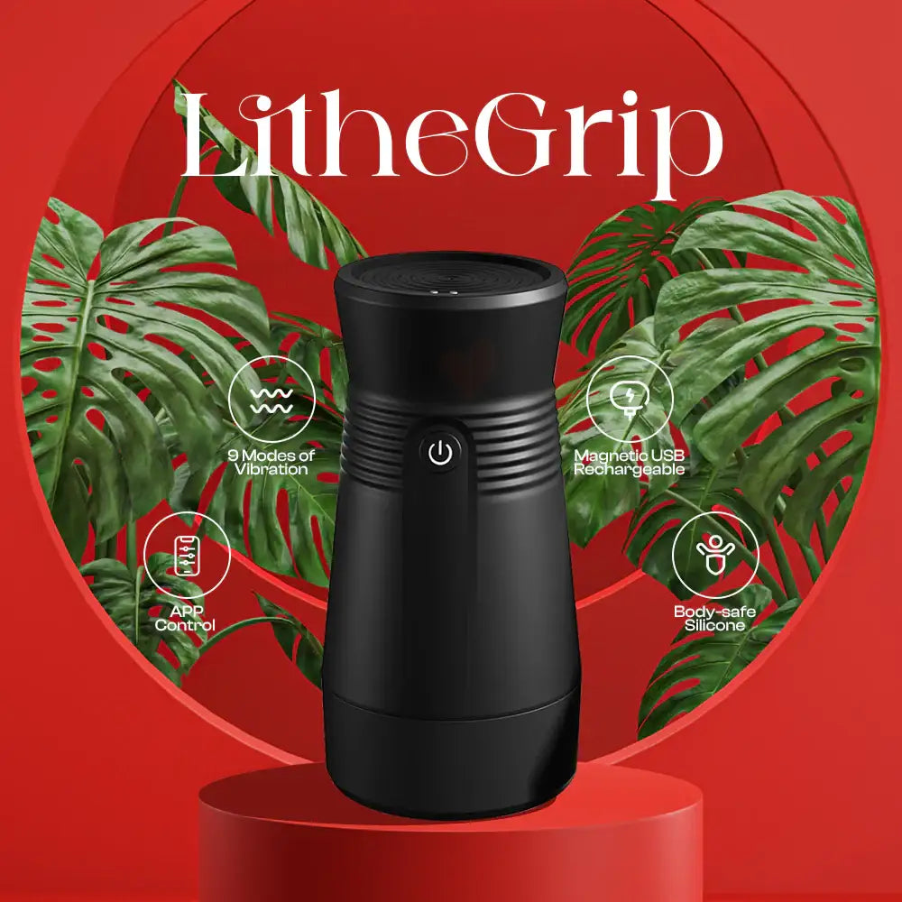 LitheGrip - Auto Suction and Vibrating Masturbator - Frisky Business Adult Sex Toys Shop