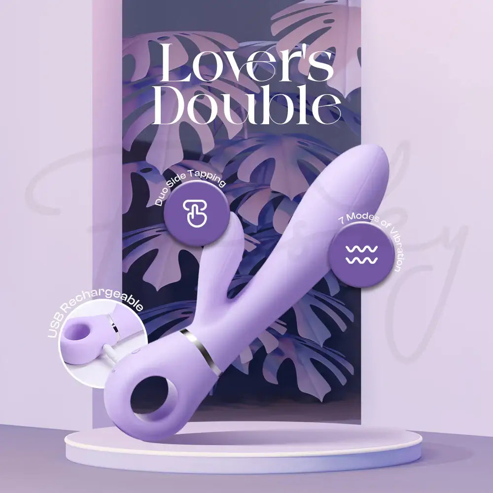 Lover’s Double - Duo Tapping G-Spot Vibrator - Frisky Business Adult Sex Toys Shop