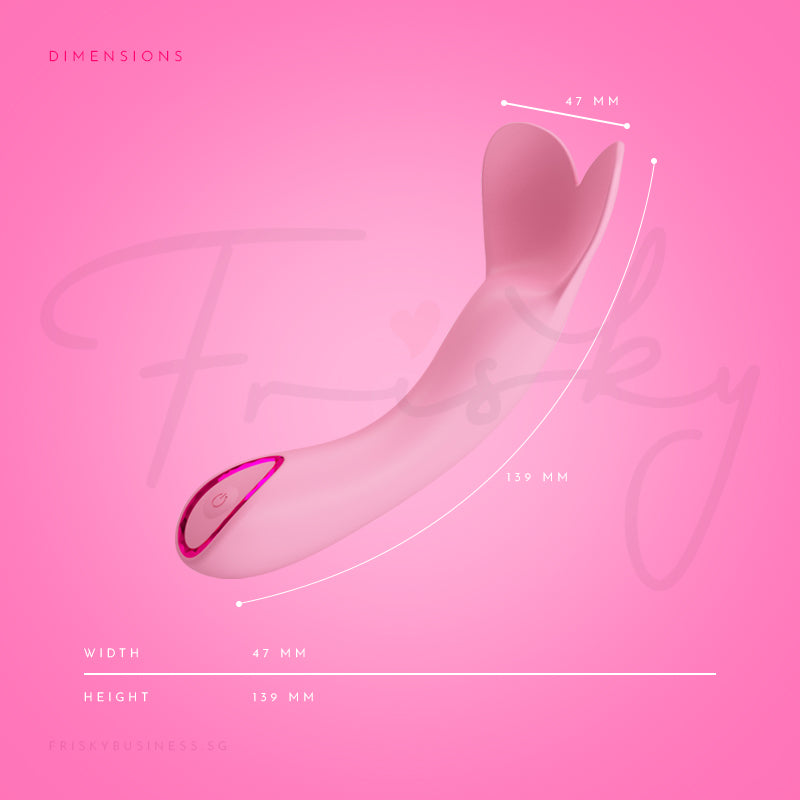 Lovette — Heart-Notch Curved Clitoral Vibrator