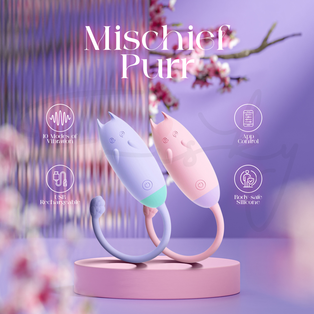 Mischief Purr – APP Control Wearable Egg Vibrator