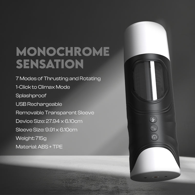 Monochrome Sensation - Automatic Man Masturbator