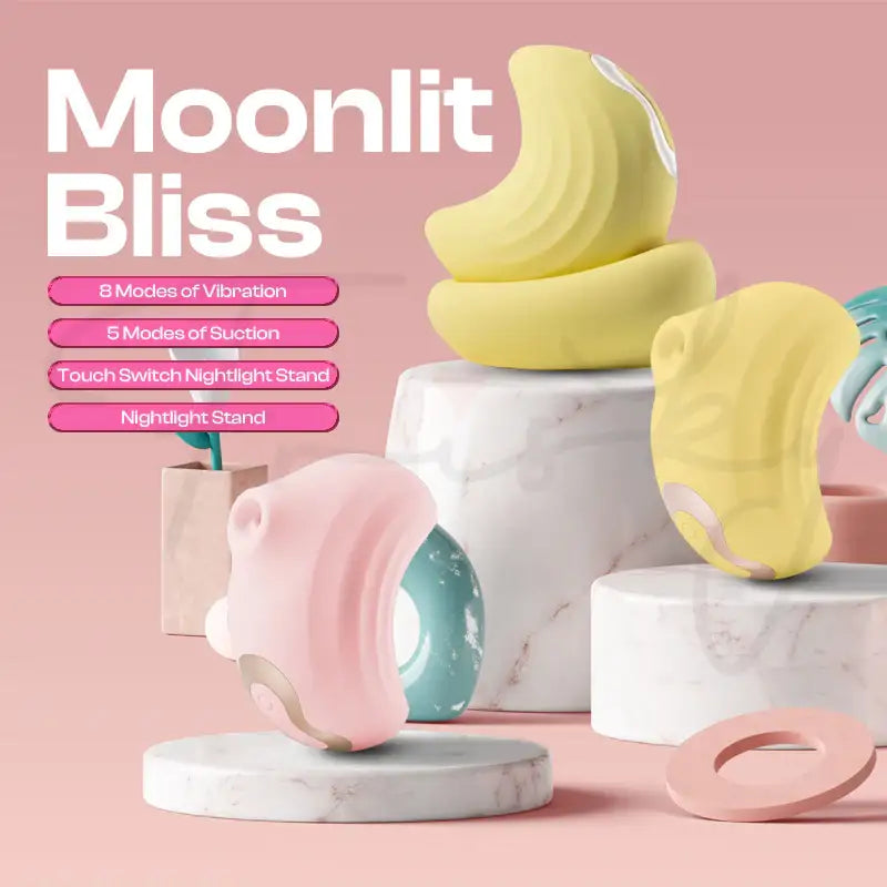 Moonlit Bliss - Female Suction Vibrator - Frisky Business Adult Sex Toys Shop