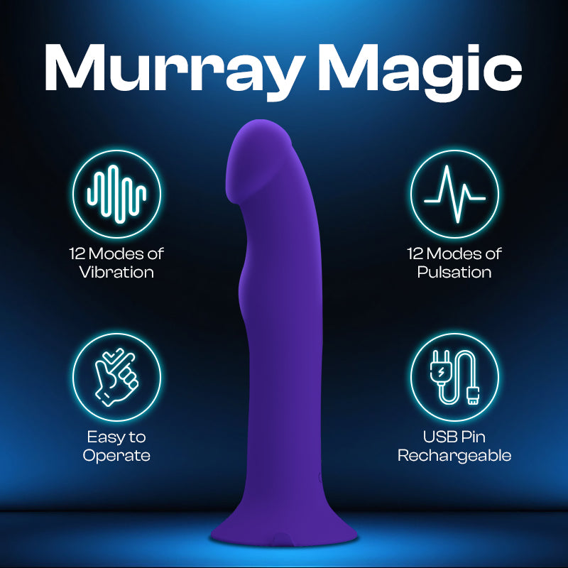 Murray Magic - Female Clit Vibrator with Suction Cup