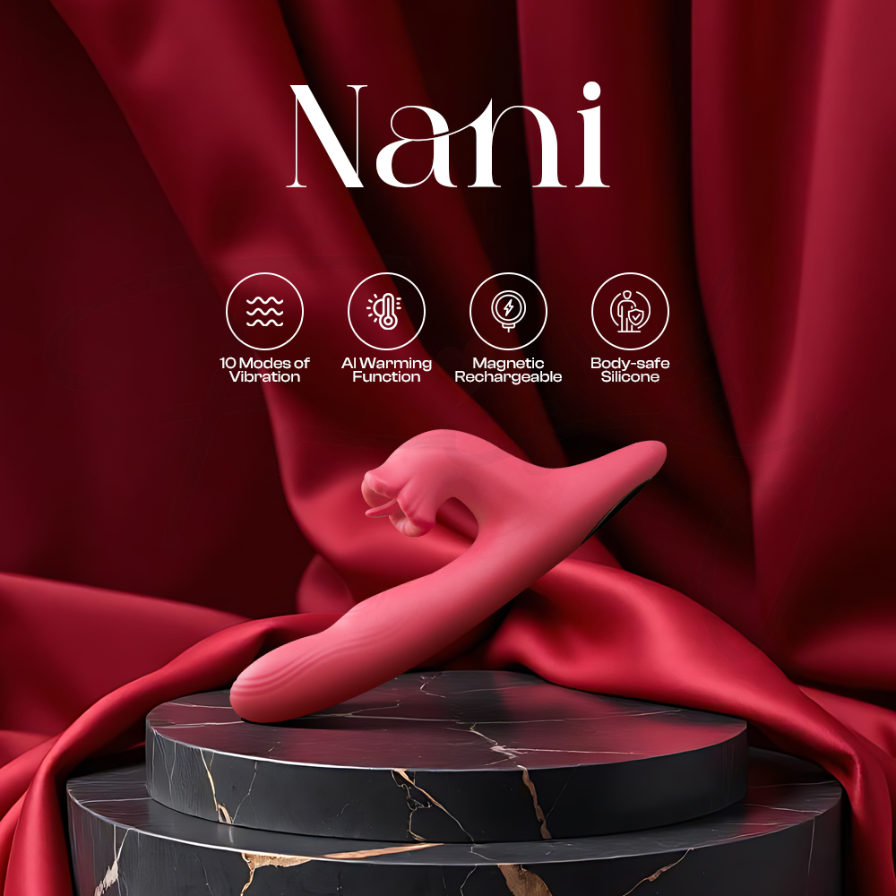 Nani –  Tongue Licking Clitoral Stimulation G-Spot Tapping Vibrator