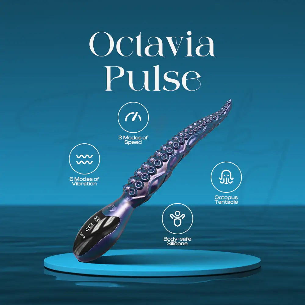 Octavia Pulse – Tentacle Vibrator with LED Display - Frisky Business Adult Sex Toys Shop