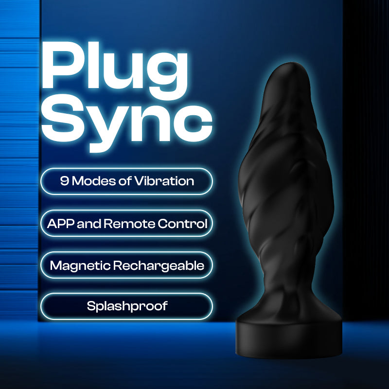 Plug Sync – Anal Plug Vibrator With Remote and APP Control