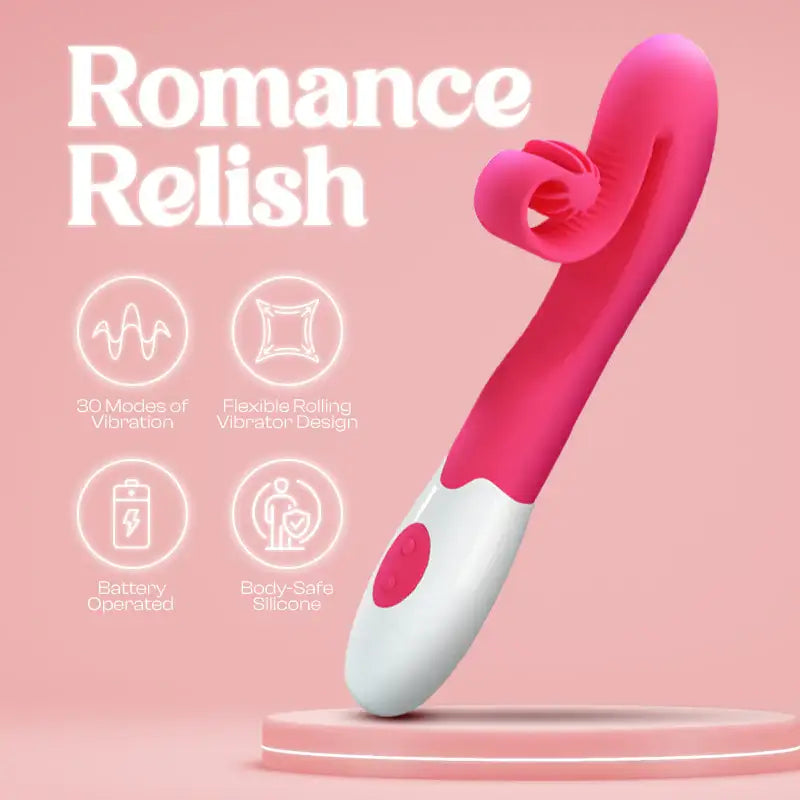 Romance Relish - Battery Operated Rolling Vibrator - Frisky Business Adult Sex Toys Shop