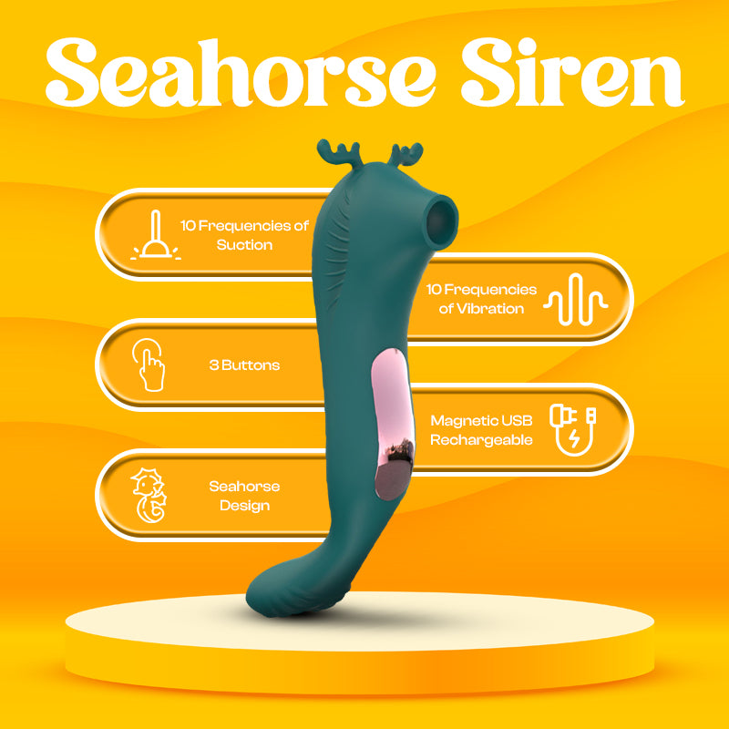 Seahorse Siren - Oral Suction Stimulator