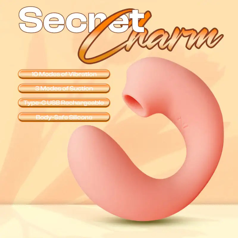 Secret Charm - Female Wearable Vibrator with Suction - Frisky Business Adult Sex Toys Shop