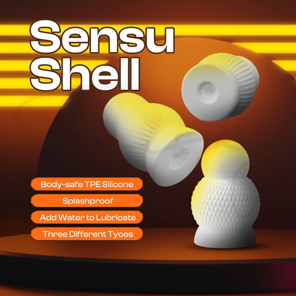 Sensu Shell – Adult Male Sex Toys, Self-Lubricate Men Masturbator