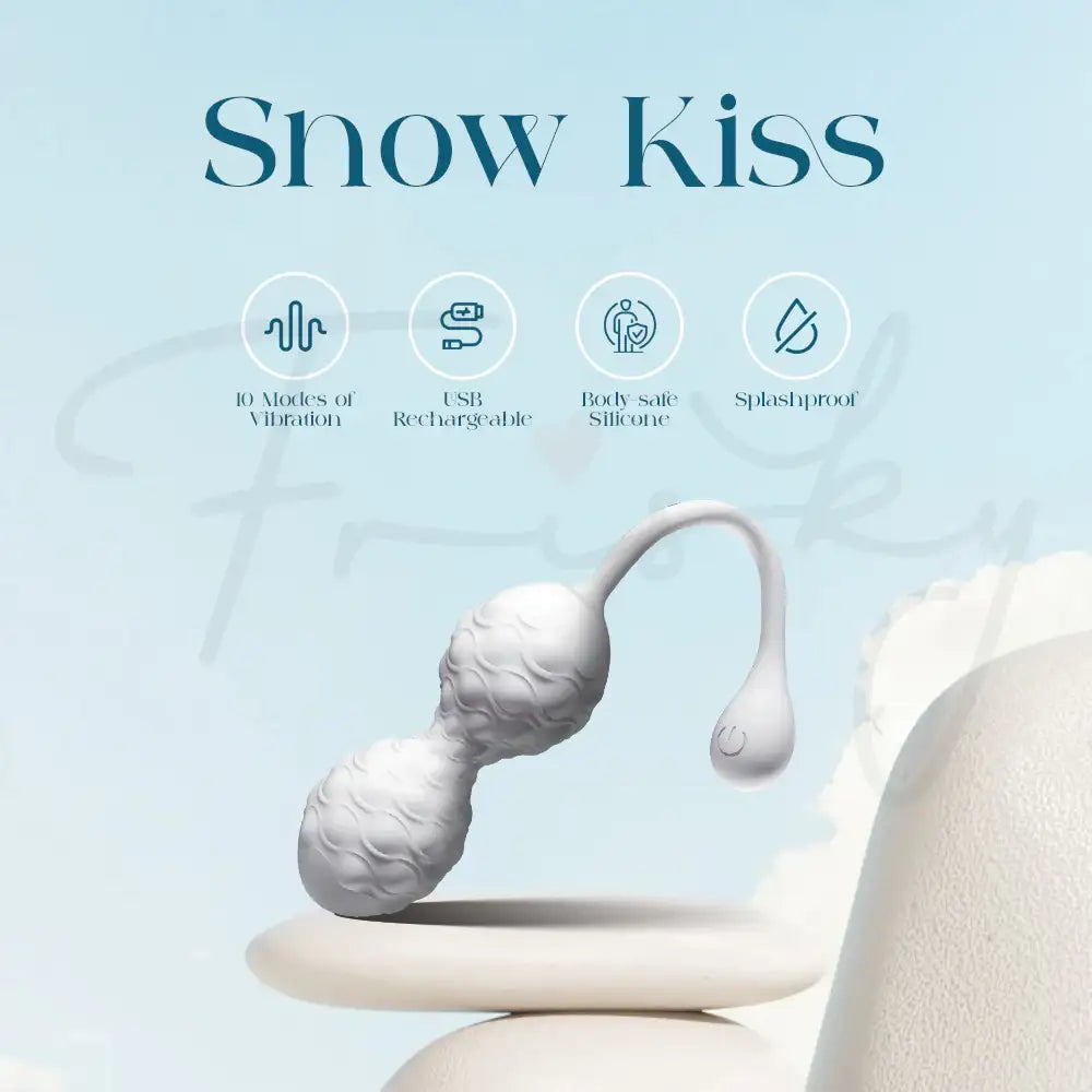 Snow Kiss – Wearable Kegel Egg Vibrator - Frisky Business Adult Sex Toys Shop