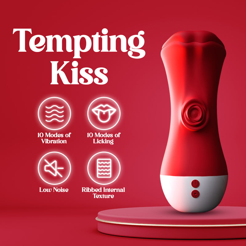 Tempting Kiss - Lip-Shaped Auto Suction Masturbator