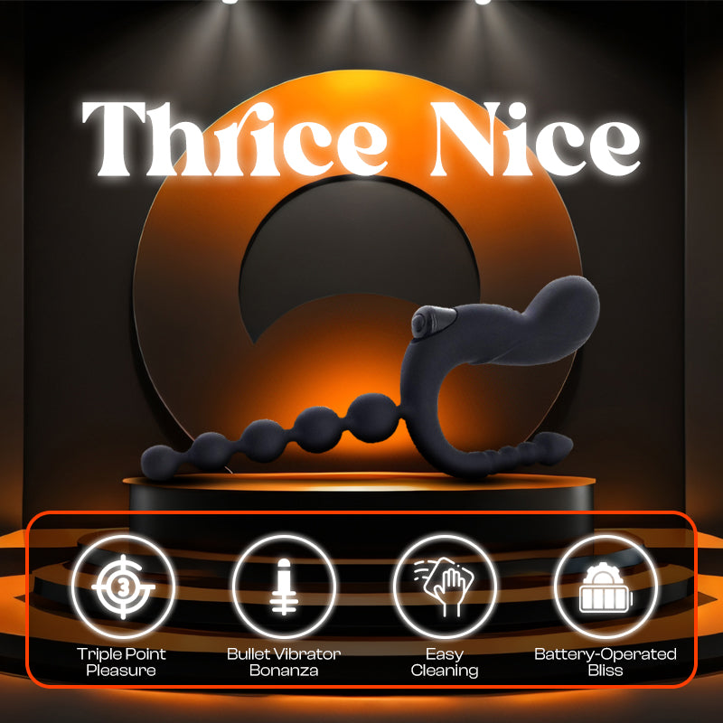 Thrice Nice – Vibrating Bullet Prostate Massager