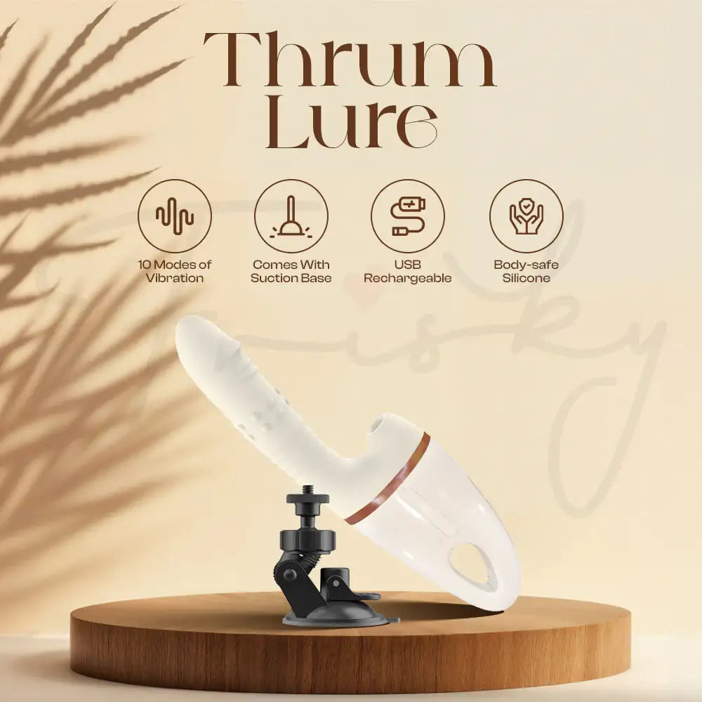 ThrumLure - Thrusting Vibrator With Suction - Frisky Business Adult Sex Toys Shop