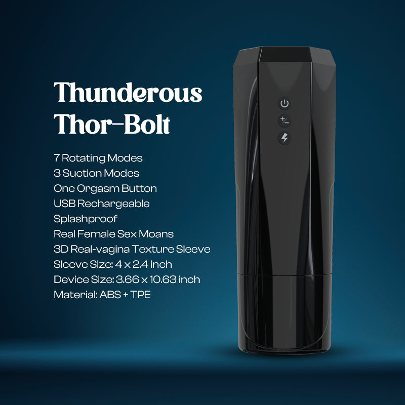 Thunderous Thor-bolt - Automatic Man Masturbator
