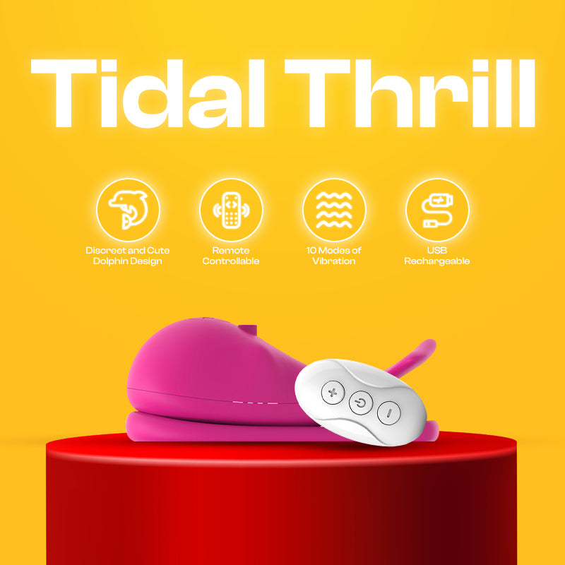 Tidal Thrill - Wireless Vibrating Nipple Clamps