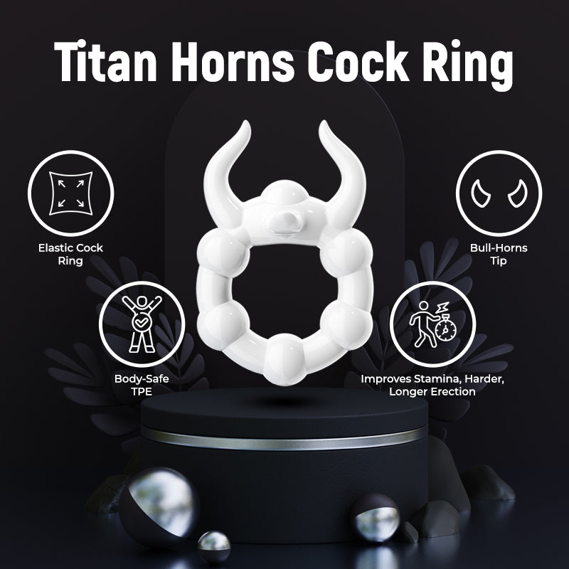 Titan Horns Cock Ring