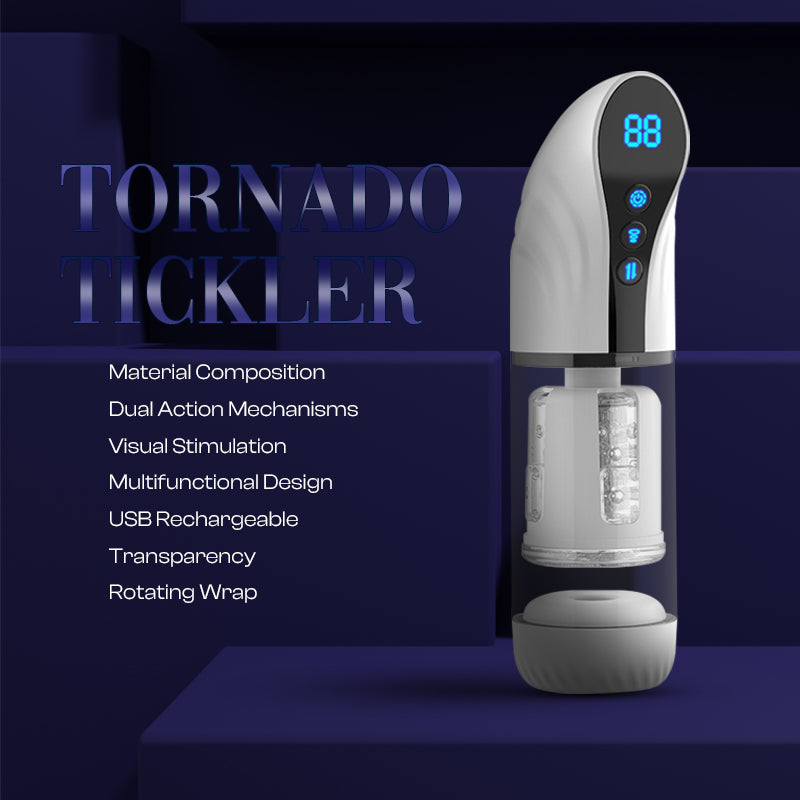 Tornado Tickler – Auto Thrusting Rotating Masturbator