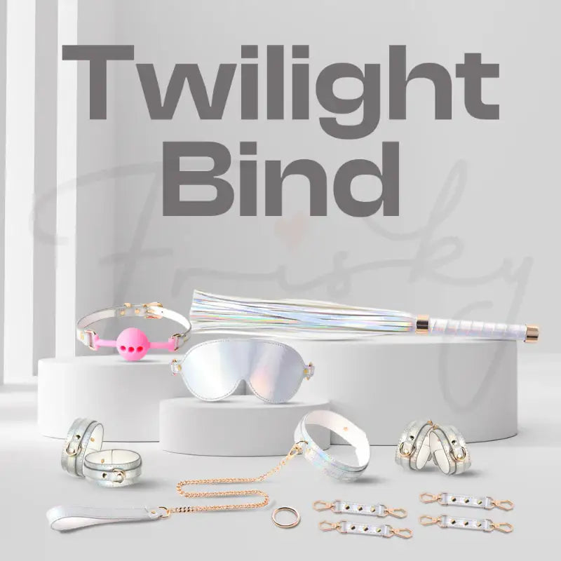 Twilight Bind - 8 Pcs BDSM Kit - Frisky Business Adult Sex Toys Shop
