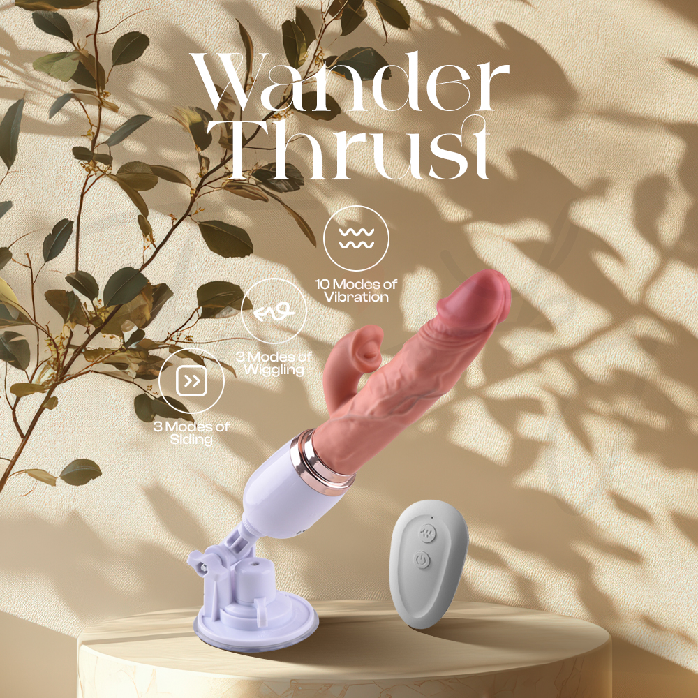 WanderThrust - Portable Dildo Sex Machine With Remote Control