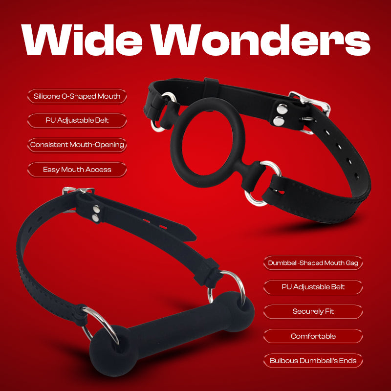 Wide Wonders - BDSM Silicone Mouth Gag