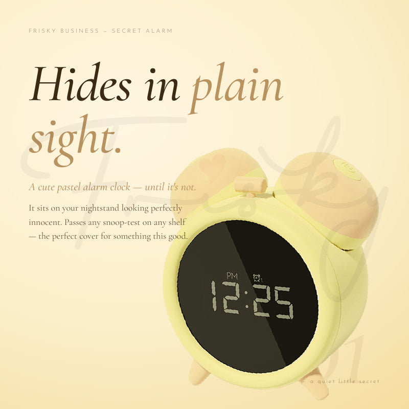 Secret Alarm Vibe — Suction & Vibration with APP Control