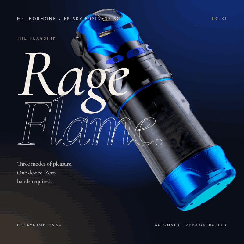 Mr. Hormone Rage Flame App-Controlled Masturbator