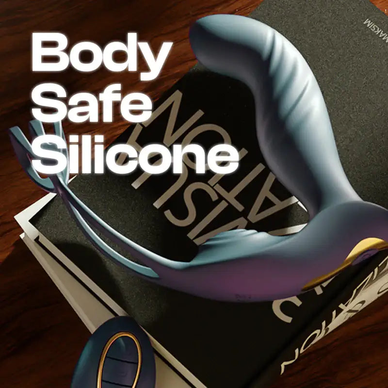 Blue Knight Blaze - Remote Control Vibrating Prostate Massager with Cock Ring - Frisky Business Adult Sex Toys Shop