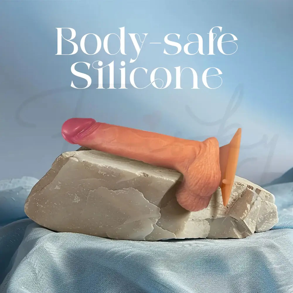 Ero Series Smart Bluetooth Dildo – Realistic Silicone Vibrator with Handle, Suction & Dual Control (App + Remote) - Frisky Business Adult Sex Toys Shop