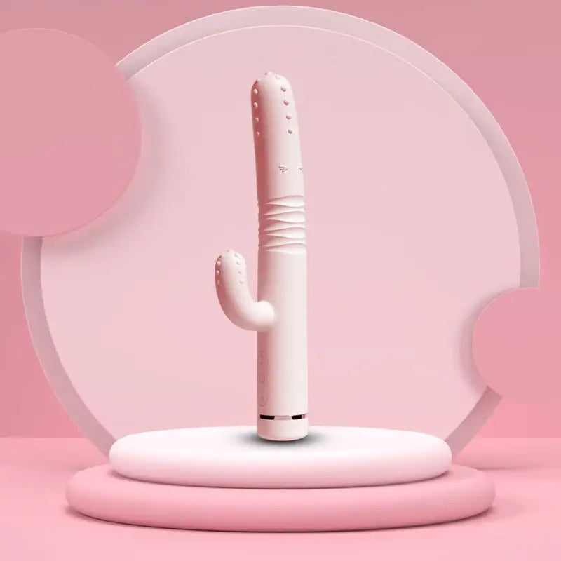 Jolly Cactus – Thrusting & Vibrating Dual Vibrator - Frisky Business Adult Sex Toys Shop