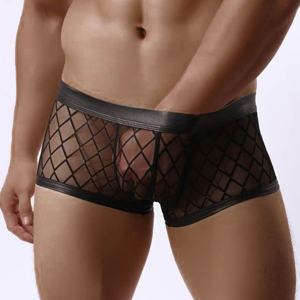 Skivvies - Black Sexy Sheet Black Men Boxer Underwear