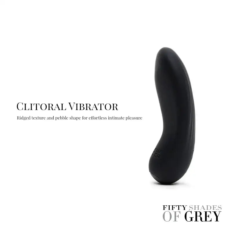 Fifty Shades Of Grey Sensation Clitoral Vibrator compact ergonomic design smooth silicone Singapore