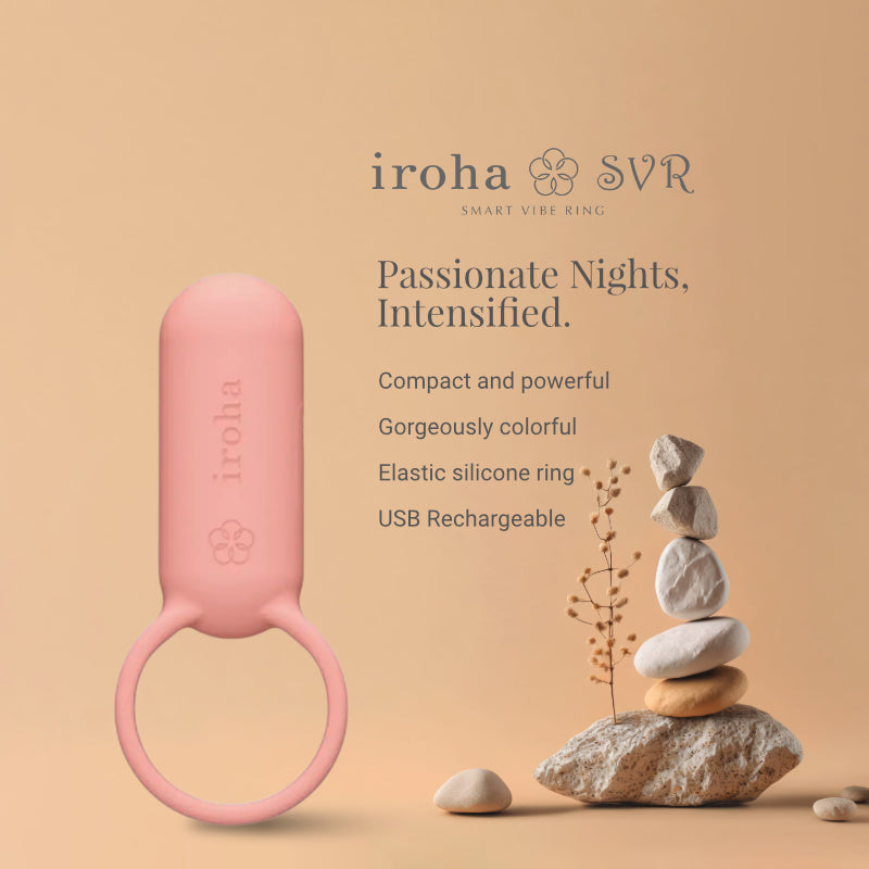 Iroha - SVR Vibrating Cock Ring Coral Pink/Very Peri