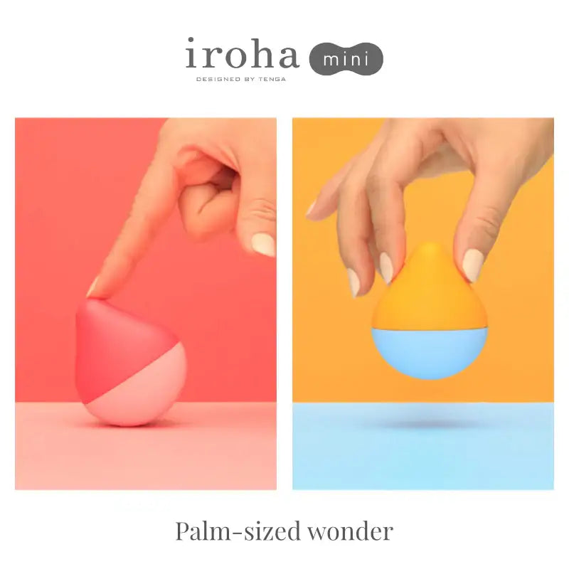 Iroha Mini Sora Mikan Clitoral Vibrator elegant design soft silicone portable body-safe device Singapore