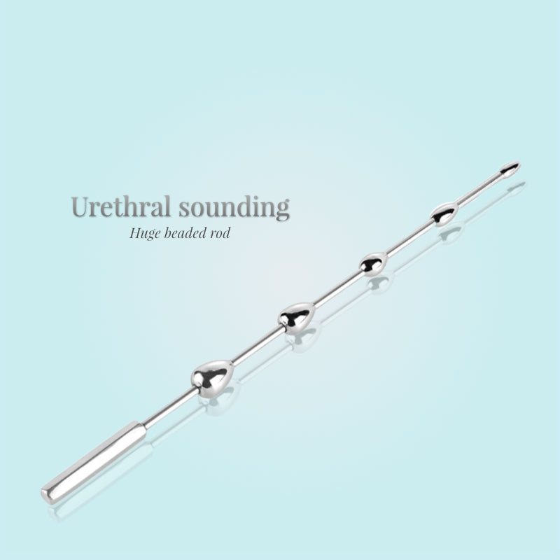Beaded Euphoria - Stainless Steel Urethral Sounding Rod
