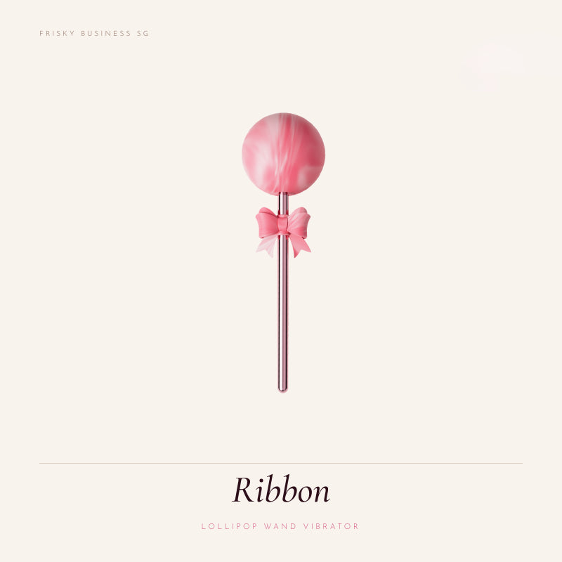 Ribbon Lollipop Wand Vibrator