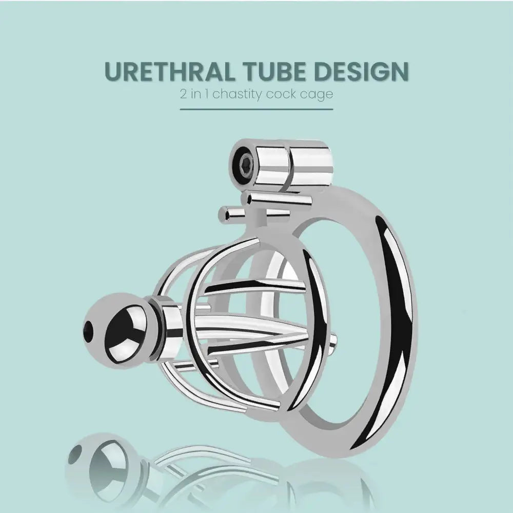 Steel Chastity Cage Urethral Sounding Rods - Frisky Business Adult Sex Toys Shop