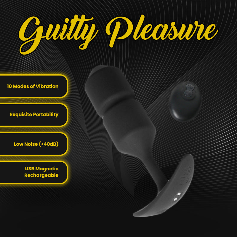 Guilty Pleasure - Vibrating Anal Plug with Remote Control