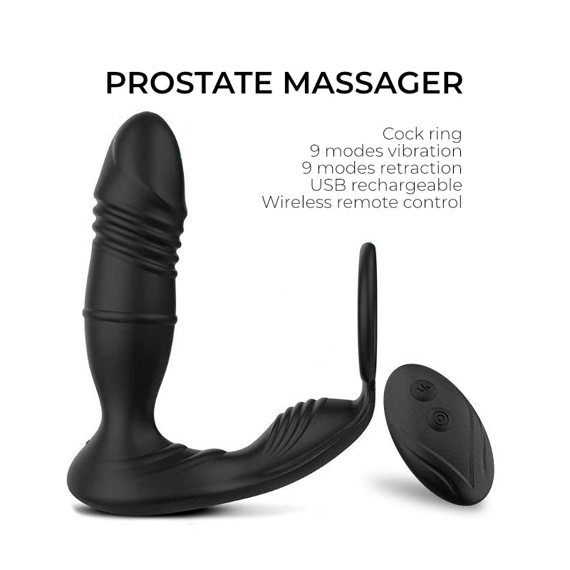 Hugo Retractable Vibrating Prostate Massager