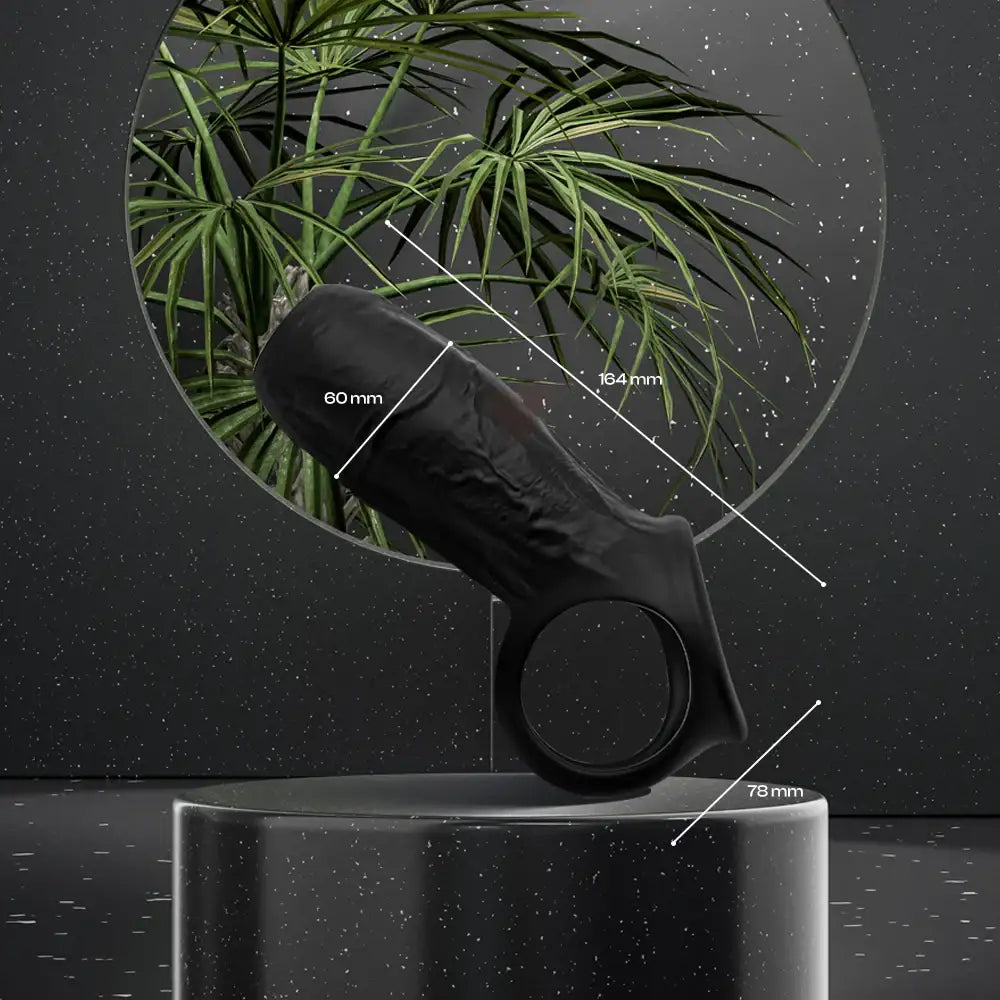 Tip Tease - APP Control Vibrating Penis Sleeve - Frisky Business Adult Sex Toys Shop