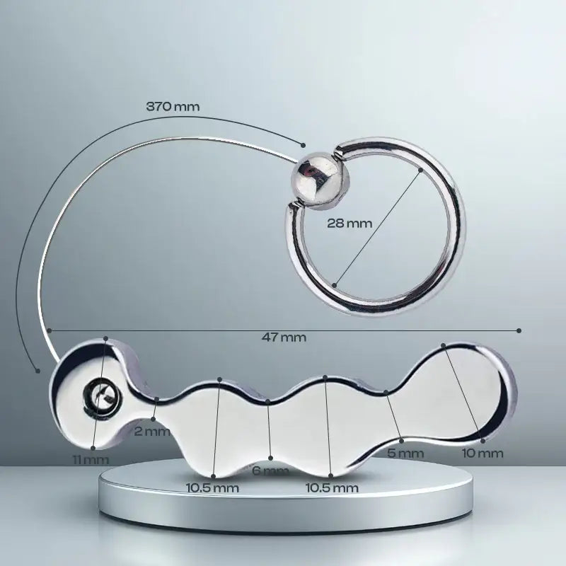 Bean Bliss - Stainless Steel Anal Plug with Handle - Frisky Business Adult Sex Toys Shop