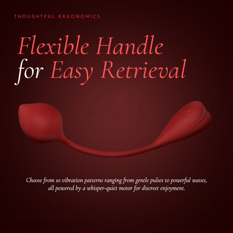Cerise — APP-Controlled Silicone Peach Egg Vibrator