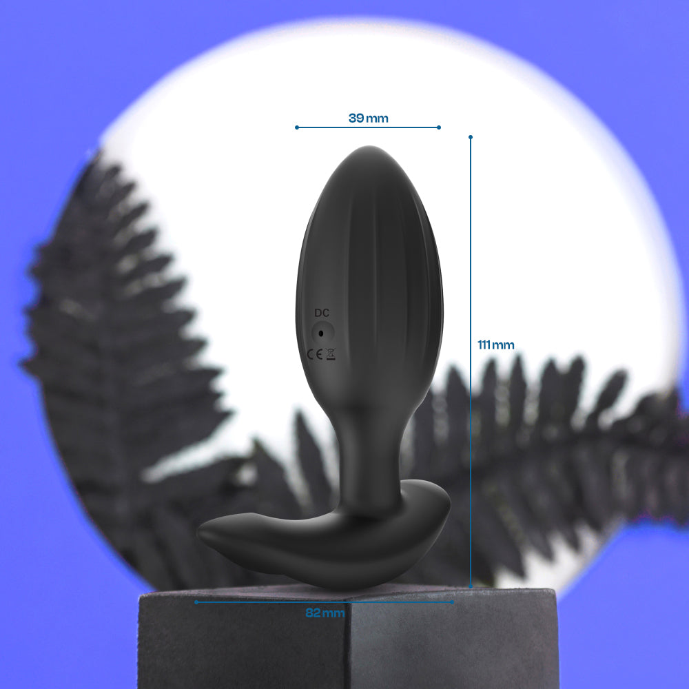 Diesel - Vibrating Silicone Butt Plug with Remote Control