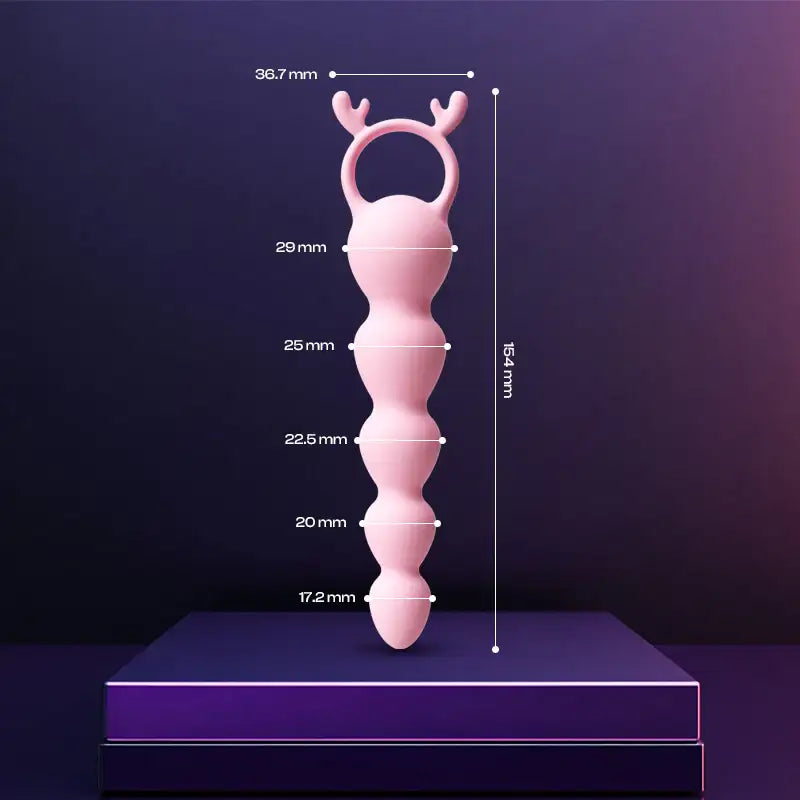 Doe Delight - APP Control Vibrating Anal Baton - Frisky Business Adult Sex Toys Shop