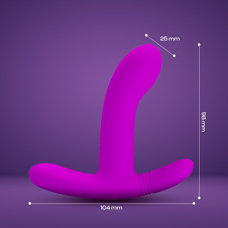 Geri Glam - Remote Control 2-in-1 Wearable Vibrator