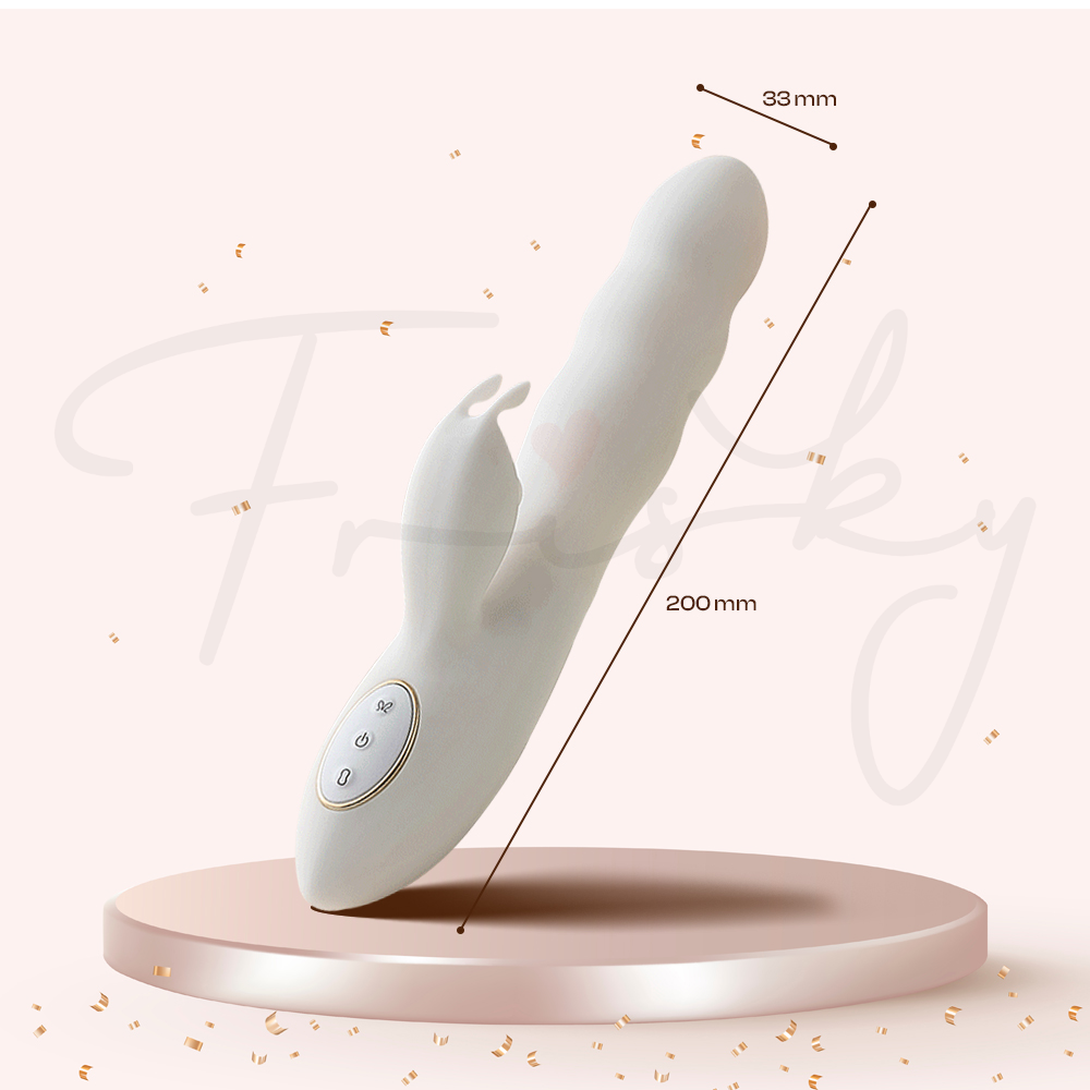 Hi-Bunny - Rabbit G-Spot Clitoral Stimulator APP Control Vibrator, Adult Female Rechargeable Sex Toy