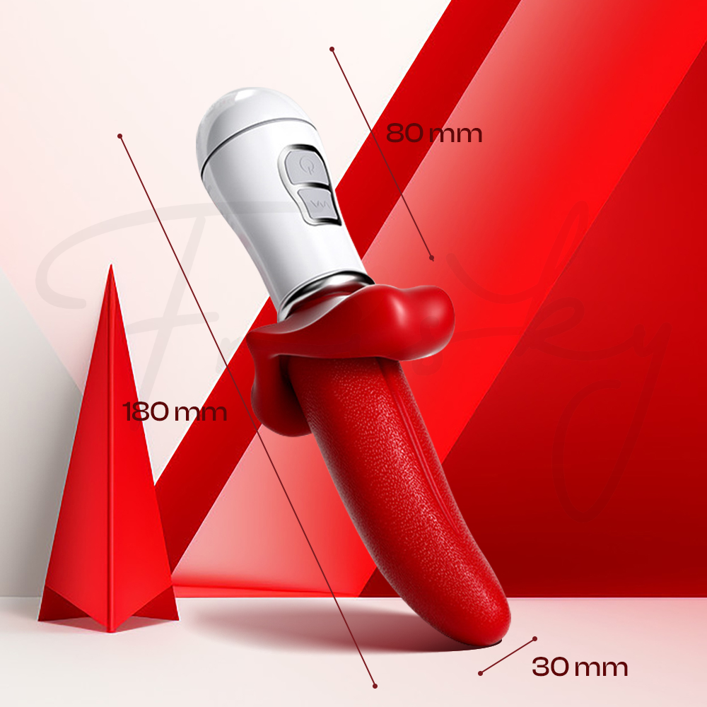 Intima Kiss - Vibrating Tongue Licking G-Spot Vibrator, Adult Female Sex Toys