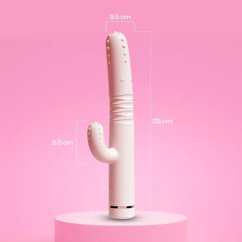 Jolly Cactus – Thrusting & Vibrating Dual Vibrator - Frisky Business Adult Sex Toys Shop