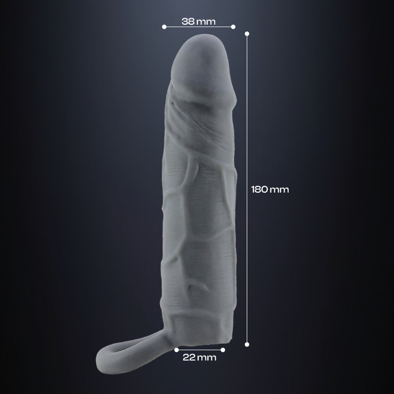 Large Launch - Male Enlargement Realistic Penis Sleeve